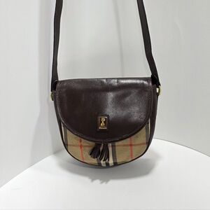 Burberry Iconic Beige Nova Check Crossbody Bag